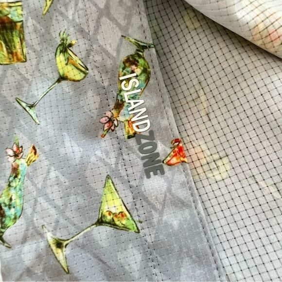 Tommy Bahama Island Zone Coast Cocktail Hour Hawaiian Shirt Sz XL Casusl Party - Picture 10 of 15